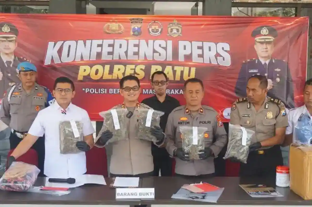 Kasus Pengiriman Lima Kilogram Ganja ke Kabupaten Malang Terungkap