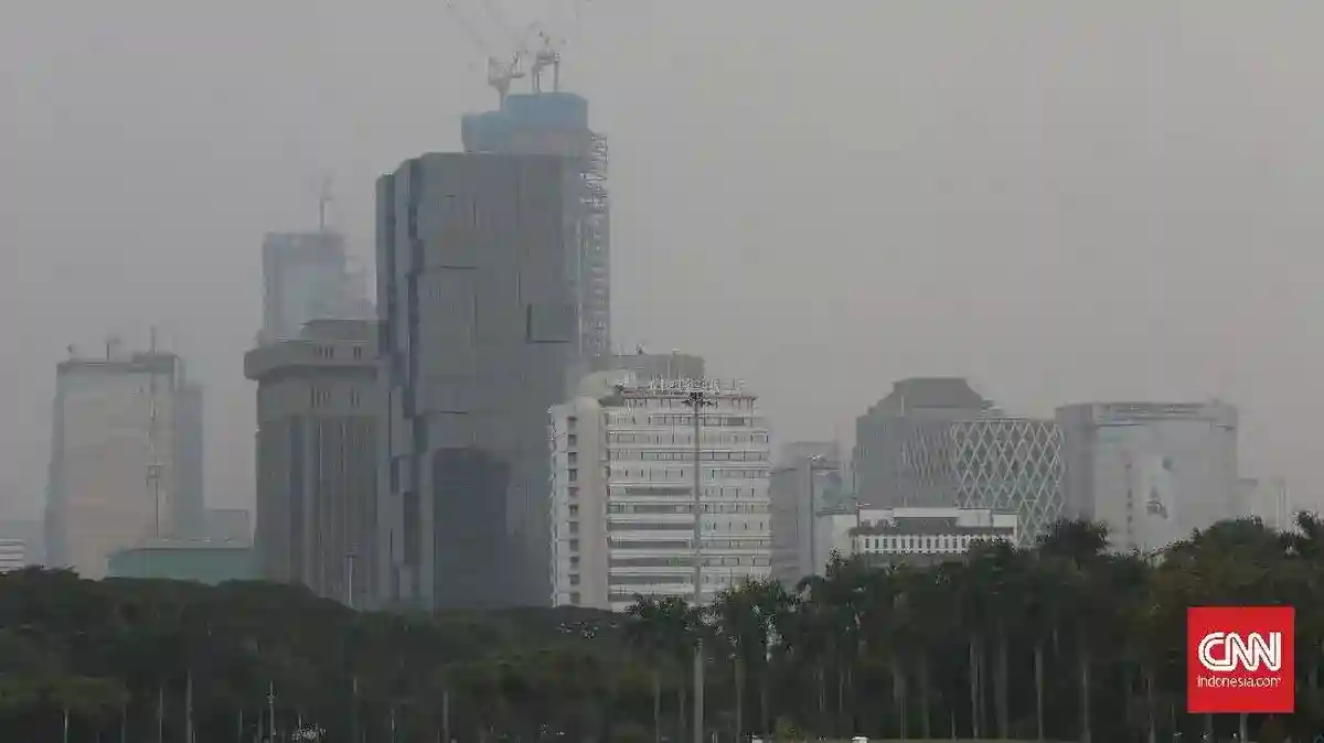 Pemantauan Catat Polutan Udara Jakarta Menurun pada Sabtu Pagi