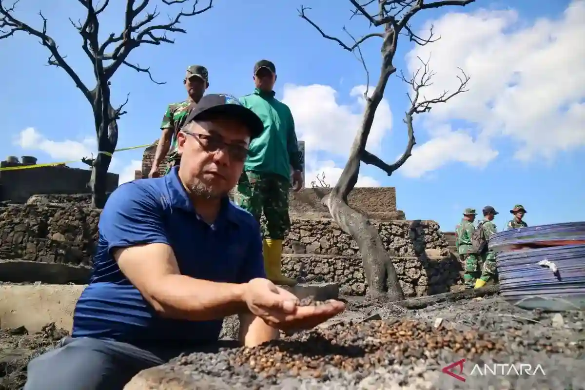 Gotong Royong Warga Percepat Pemulihan Kampung Adat Sade