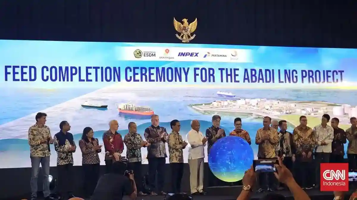 Tahap Desain Proyek LNG Abadi Masela Rampung Lebih Cepat, Investasi Diperkirakan Rp399,43 Triliun