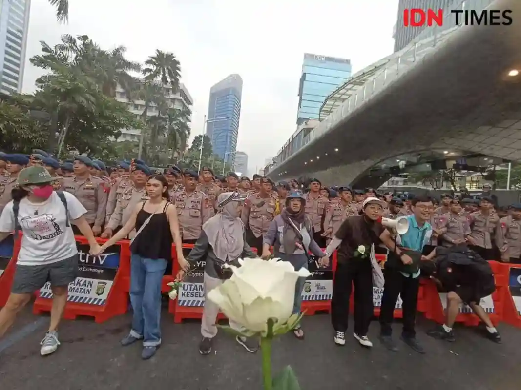 Aksi Mahasiswa di Jakarta Bertepatan dengan Hari Sumpah Pemuda