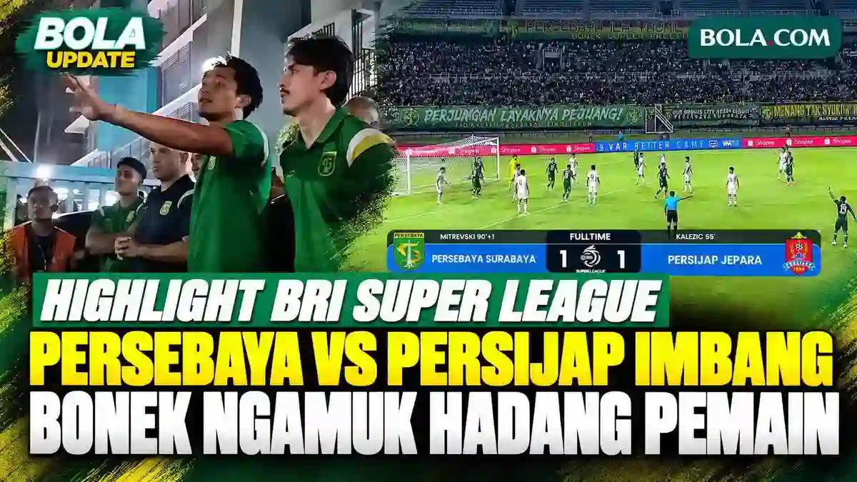 Imbang Kontra Persijap, Persebaya Dihadang Suporter di GBT
