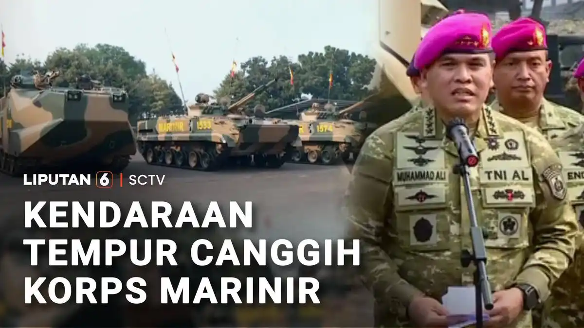 Korps Marinir Terima Bertahap 12 Kendaraan Tempur Amfibi AAV M35