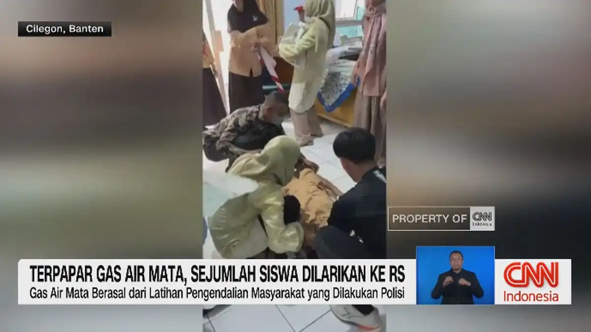 Paparan Gas Air Mata Saat Latihan Polisi, Sejumlah Siswa di Cilegon Dirawat Paparan Gas Air Mata Saat Latihan Polisi, Sejumlah Siswa di Cilegon Dirawat
