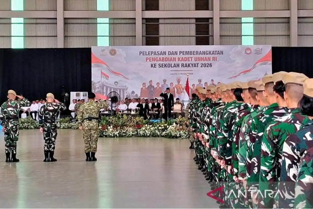 1.262 Kadet Unhan Dikerahkan untuk Mendampingi Siswa Sekolah Rakyat di 181 Lokasi 1.262 Kadet Unhan Dikerahkan untuk Mendampingi Siswa Sekolah Rakyat di 181 Lokasi