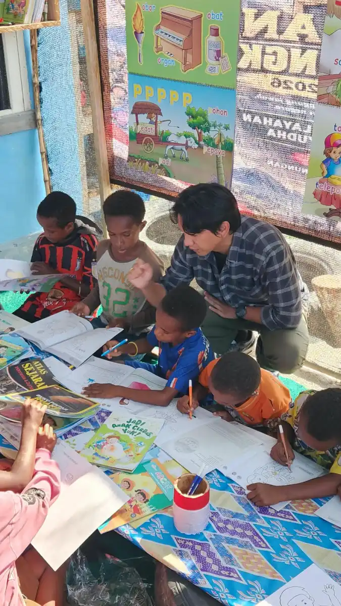 Taman Baca dan Kelas Berhitung Dibuka di Kobakma untuk Anak Usia Sekolah