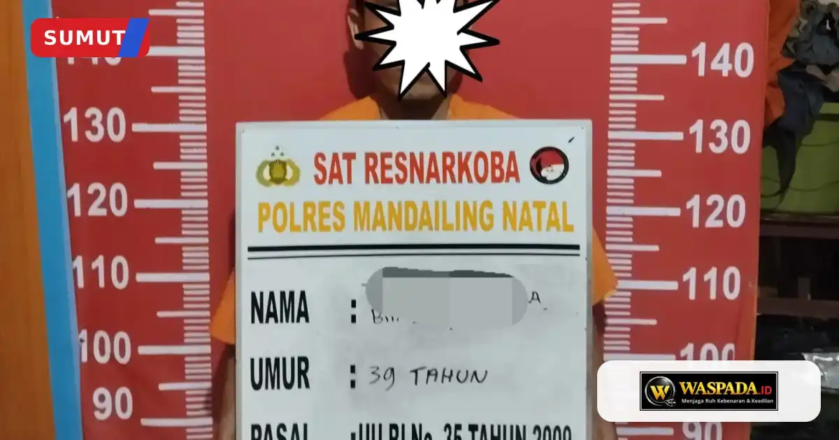 Polres Madina Tangkap Pria Terduga Pemilik Sabu di Rumah Kosong Mompang Julu