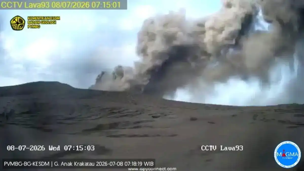 Status Gunung Anak Krakatau Naik ke Level Siaga Setelah Rangkaian Erupsi