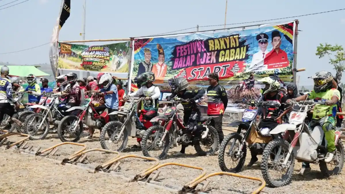 Festival Rakyat Balap Ojek Gabah Ditargetkan Naik ke Tingkat Kabupaten