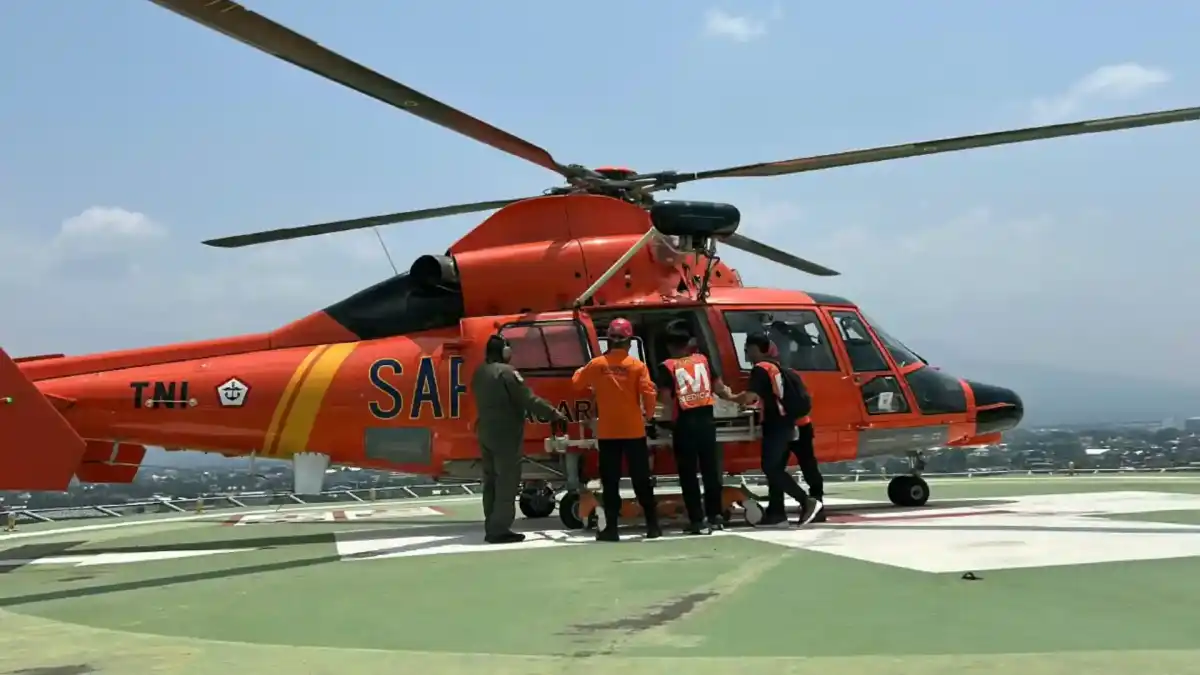 Basarnas Kerahkan Helikopter Evakuasi Pembalap Moto2 Usai Kecelakaan di Mandalika