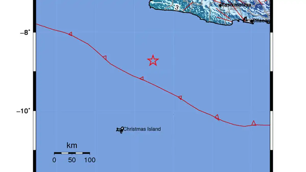Gempa Magnitudo 5,7 Mengguncang Sukabumi, BMKG Nyatakan Tidak Berpotensi Tsunami