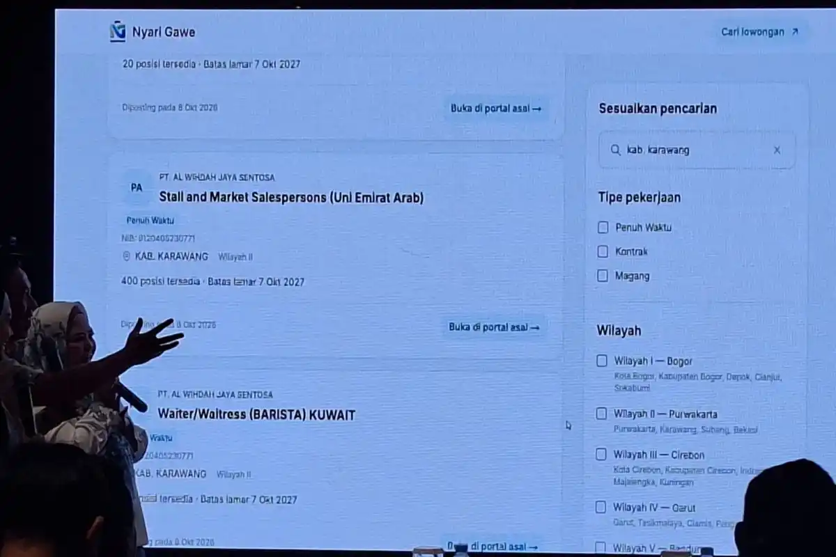 calo lowongan kerja, Pemprov Jabar siapkan aplikasi Sapawarga