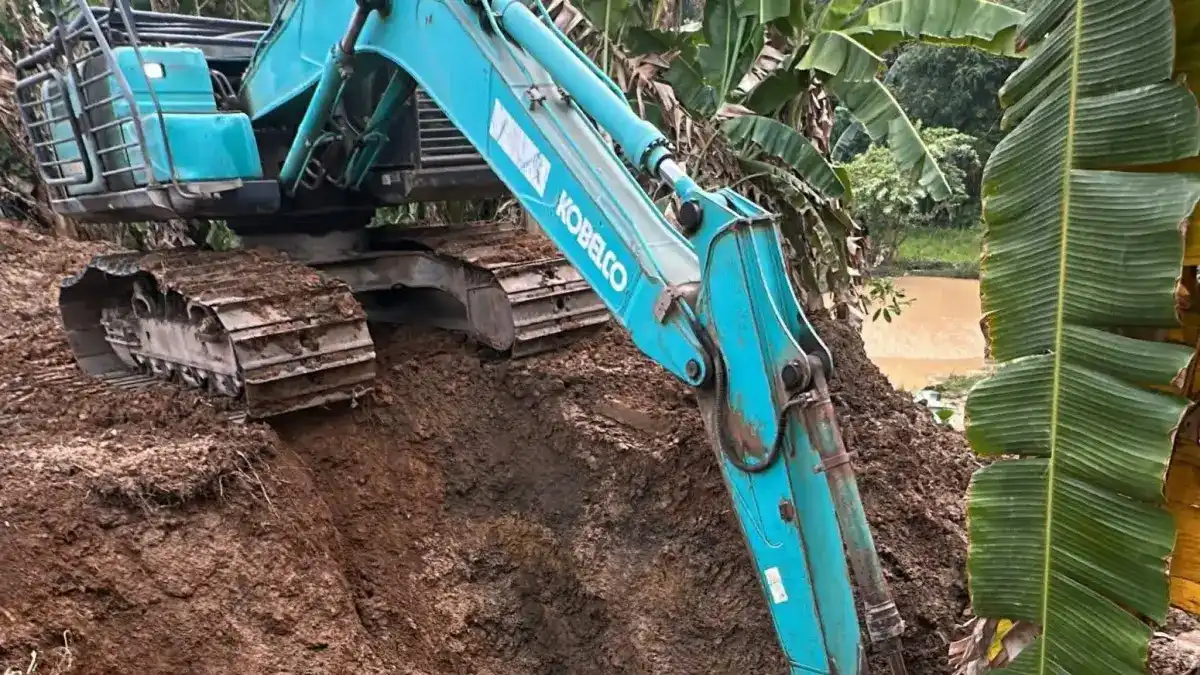 Kebocoran Pipa Mengalihkan Pasokan Air Banjarbaru dan Martapura ke Irigasi Riam Kanan