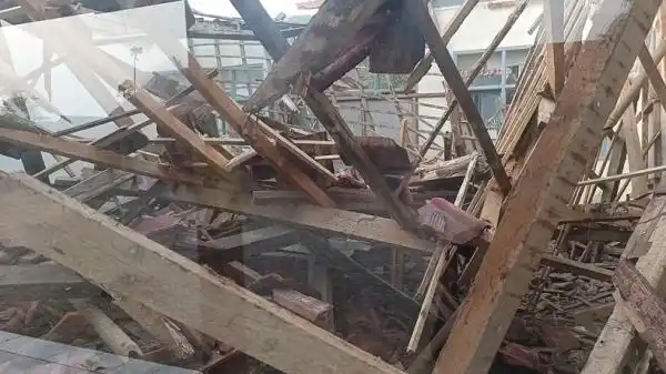 Empat Ruang SDN 3 Cihirup Kuningan Roboh, Kegiatan Belajar Terganggu