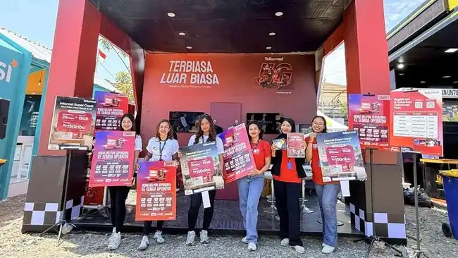Dukungan Konektivitas Telkomsel untuk MotoGP Mandalika 2026