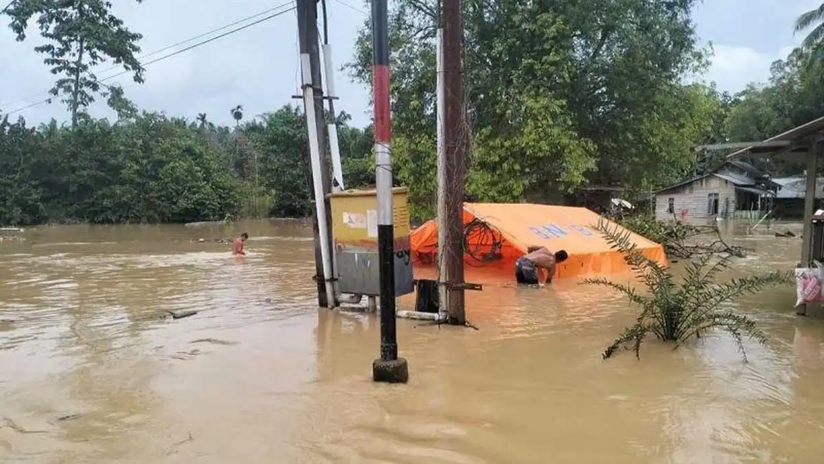 Banjir Rendam Enam Kecamatan di Aceh Tamiang, Sebanyak 365 Warga Mengungsi