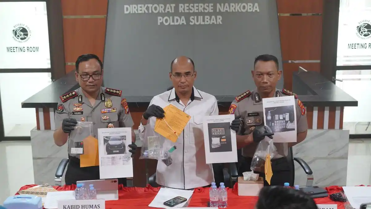Polisi dan Pejabat Pemprov Sulbar Terseret Kasus Dugaan Transaksi Sabu