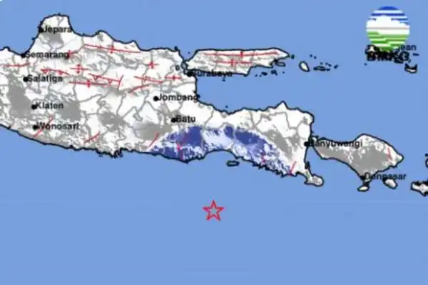 Gempa M 4,6 Berpusat di Laut Guncang Lumajang, Getaran Terasa di Tiga Daerah