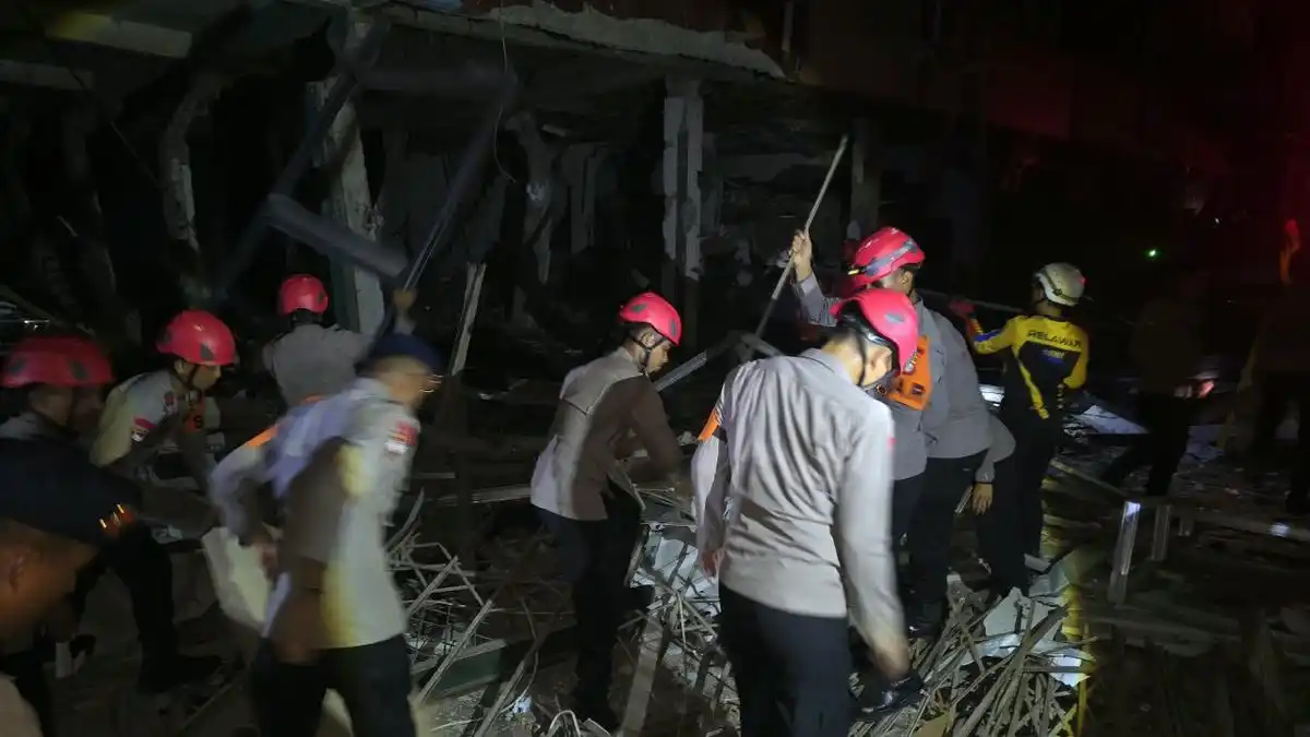 Penanganan Ledakan di Pasar Cimanggis, 50 Personel Brimob Dikerahkan