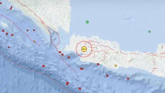 Gempa M 4,1 Berpusat di Darat, Sejumlah Wilayah Bogor dan Sukabumi Terdampak
