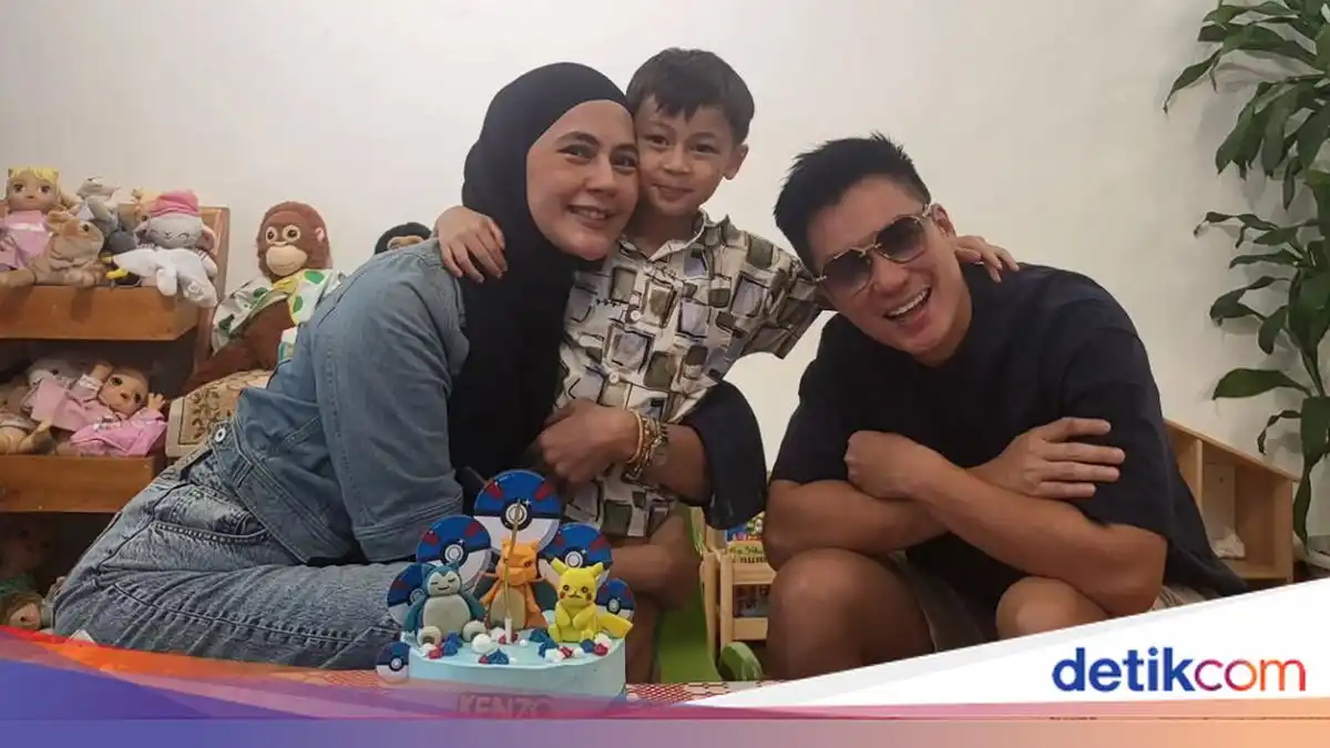 Baim Wong dan Paula Verhoeven Hadiri Perayaan Ulang Tahun Kenzo di Sekolah