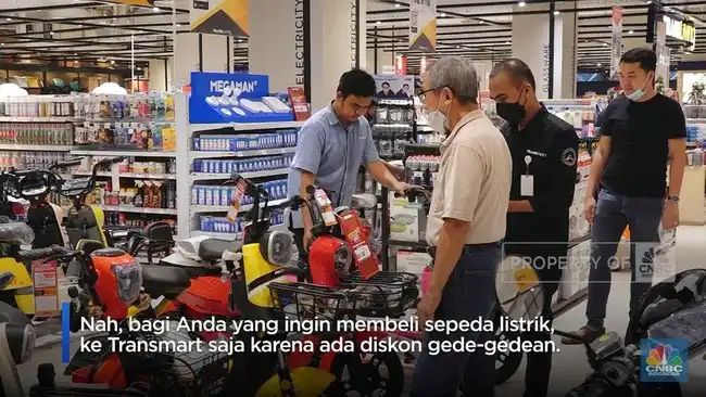 Promo Sepeda Listrik Transmart: Harga Khusus untuk Wilayah Jawa dan Luar Jawa
