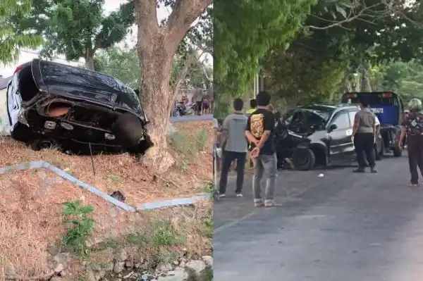 Sopir Xenia Tewas Usai Menabrak Pohon di Dander, Bojonegoro