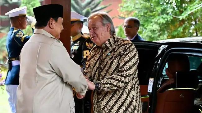 Prabowo dan António Guterres Bahas Tantangan Global dalam Pertemuan di Hambalang