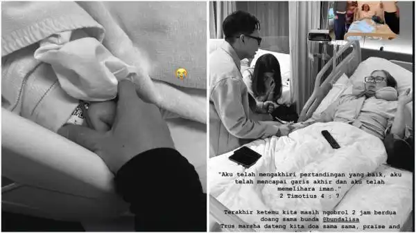 Momen Terakhir Marsha Aruan Mendampingi Sang Ibunda di Rumah Sakit