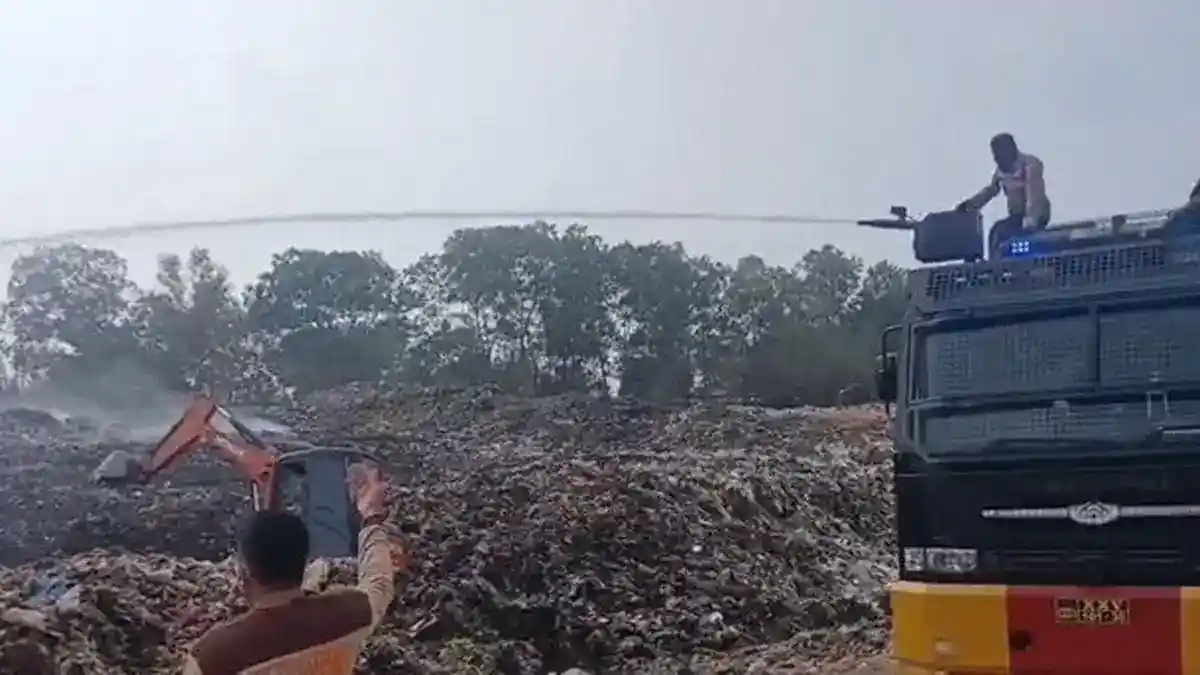 Kebakaran TPA Bandar Jaya Mereda, Pendinginan dan Pengawasan Masih Berlangsung