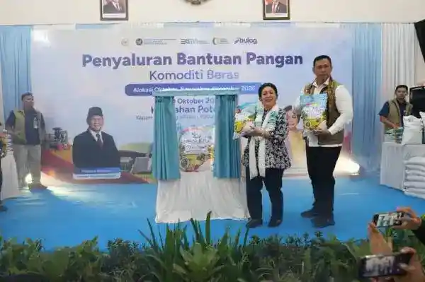Bulog Perkenalkan Kemasan Beras Kita Medium di Bantul